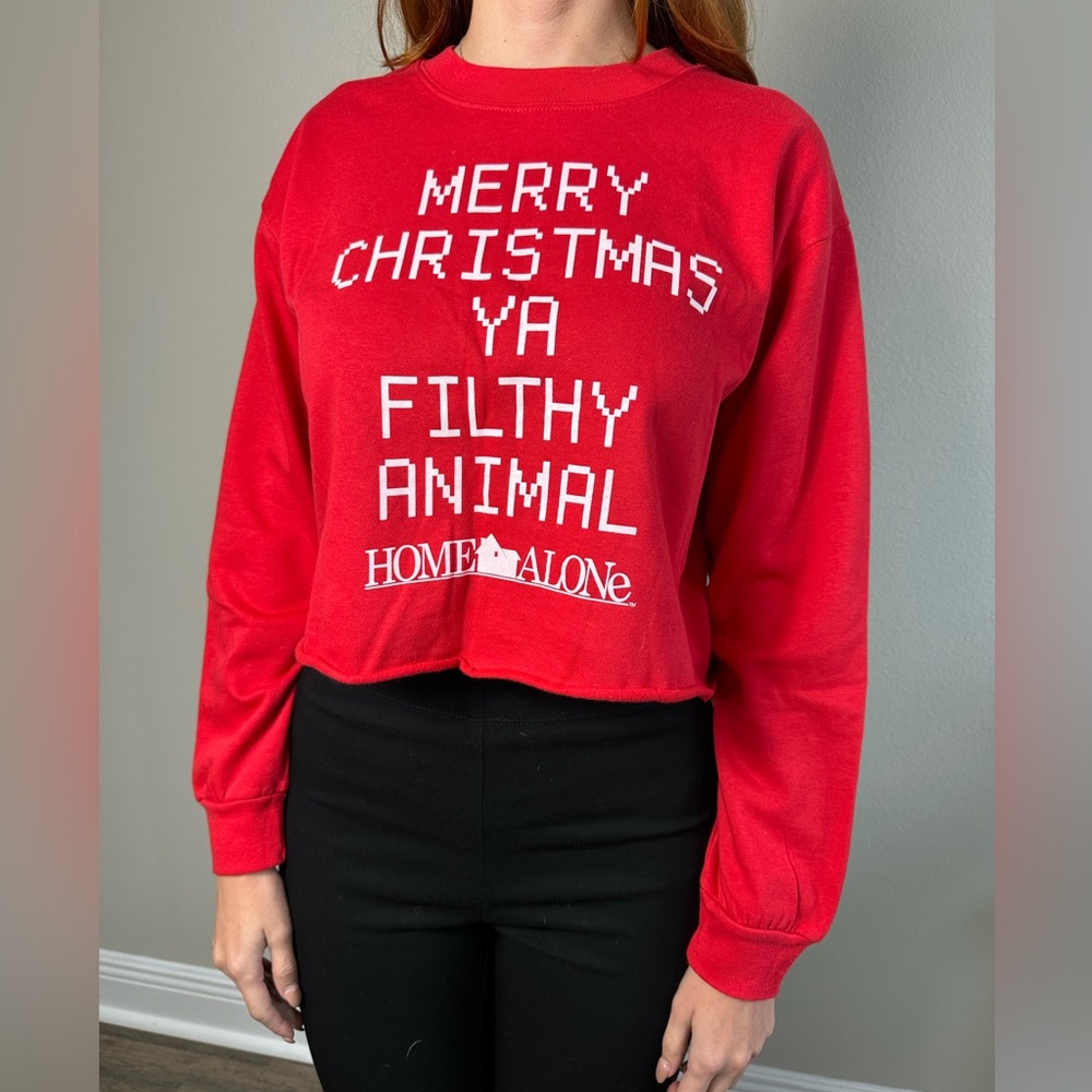Home Alone Red Long Sleeve sweatshirt